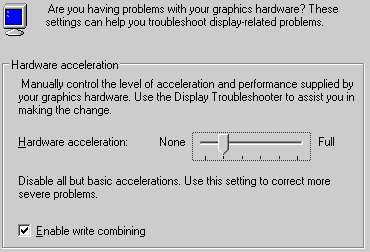 windows graphic setting